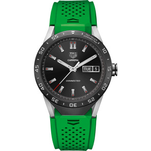 Tag Heuer Uhrenarmband SAR8A80-FT6059 Silikon Grün